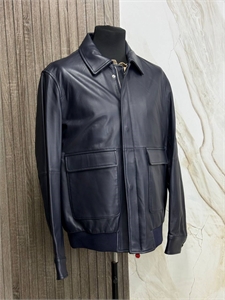 Кожаная куртка KITON 166017