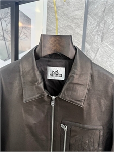 Кожаная куртка HERMES 166462
