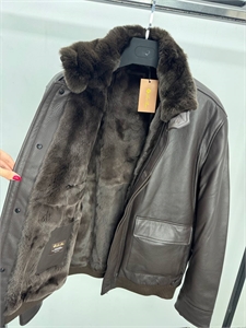 Кожаный бомбер LP 167214