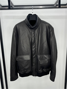 Кожаный бомбер LP 167214