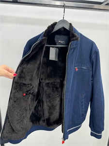 Джинсовая куртка KITAN с мехом Бобра 167230