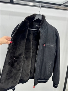 Джинсовая куртка KITAN с мехом Бобра 167232