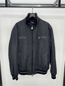 Джинсовая куртка KITAN с мехом Бобра 167235