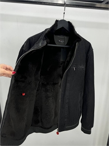 Джинсовая куртка KITAN с мехом Бобра 167235