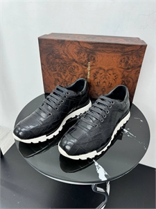 Кроссовки SR из кожи крокодила 167418