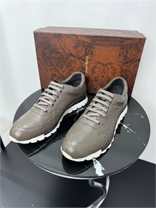 Кроссовки SR из кожи крокодила 167419