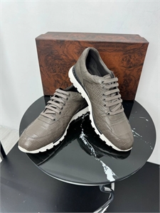 Кроссовки SR из кожи крокодила 167419