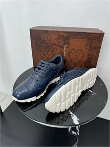 Кроссовки SR из кожи крокодила 167420