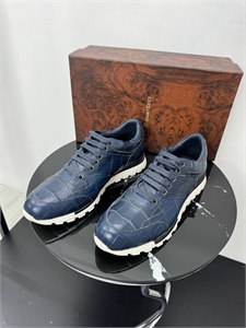 Кроссовки SR из кожи крокодила 167420