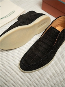 Лоферы LP из кожи крокодила 167449