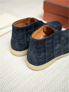 Лоферы LP из кожи крокодила 167472