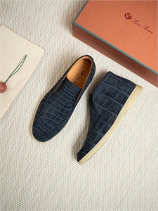 Лоферы LP из кожи крокодила 167472