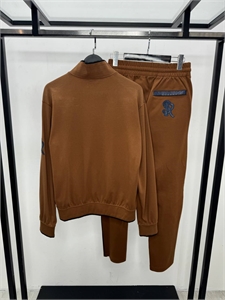 Спортивный костюм SR со вставками кожи кроко 167641