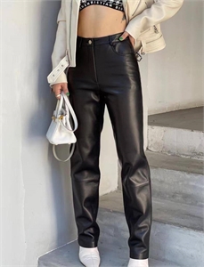 Брюки BOTTEGA VENETA Кожа 169578