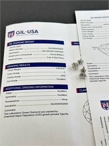 Серьги GRAFF 1 ct Серебро 925 п 169678