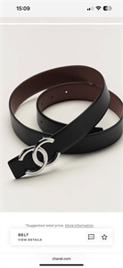 Ремень CHANEL Двухсторонний 169813