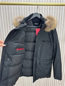 Пуховик KITON со съёмным капюшоном 170993