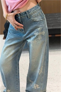 Джинсы CHROME HEARTS 173480