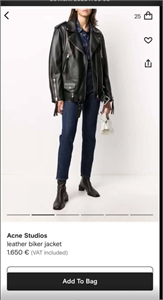 Куртка ACNE STUDIOS 173608