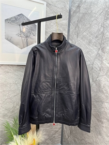 Кожаная куртка KITON 173635