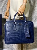 Портфель Prada из кожи крокодила 43552 - фото 49094